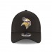 Men's Minnesota Vikings New Era Black Sideline Tech 39THIRTY Flex Hat 2419791